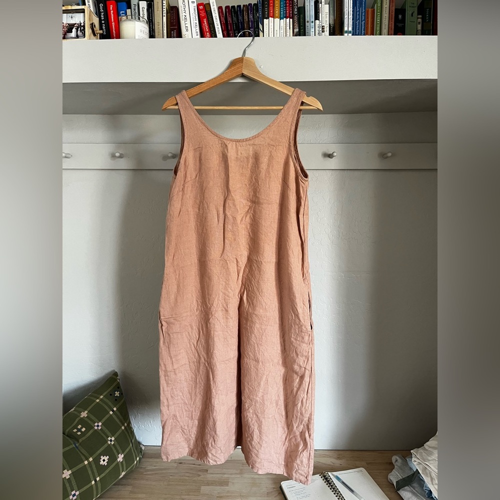 Linenfox Dusty Peach Dress